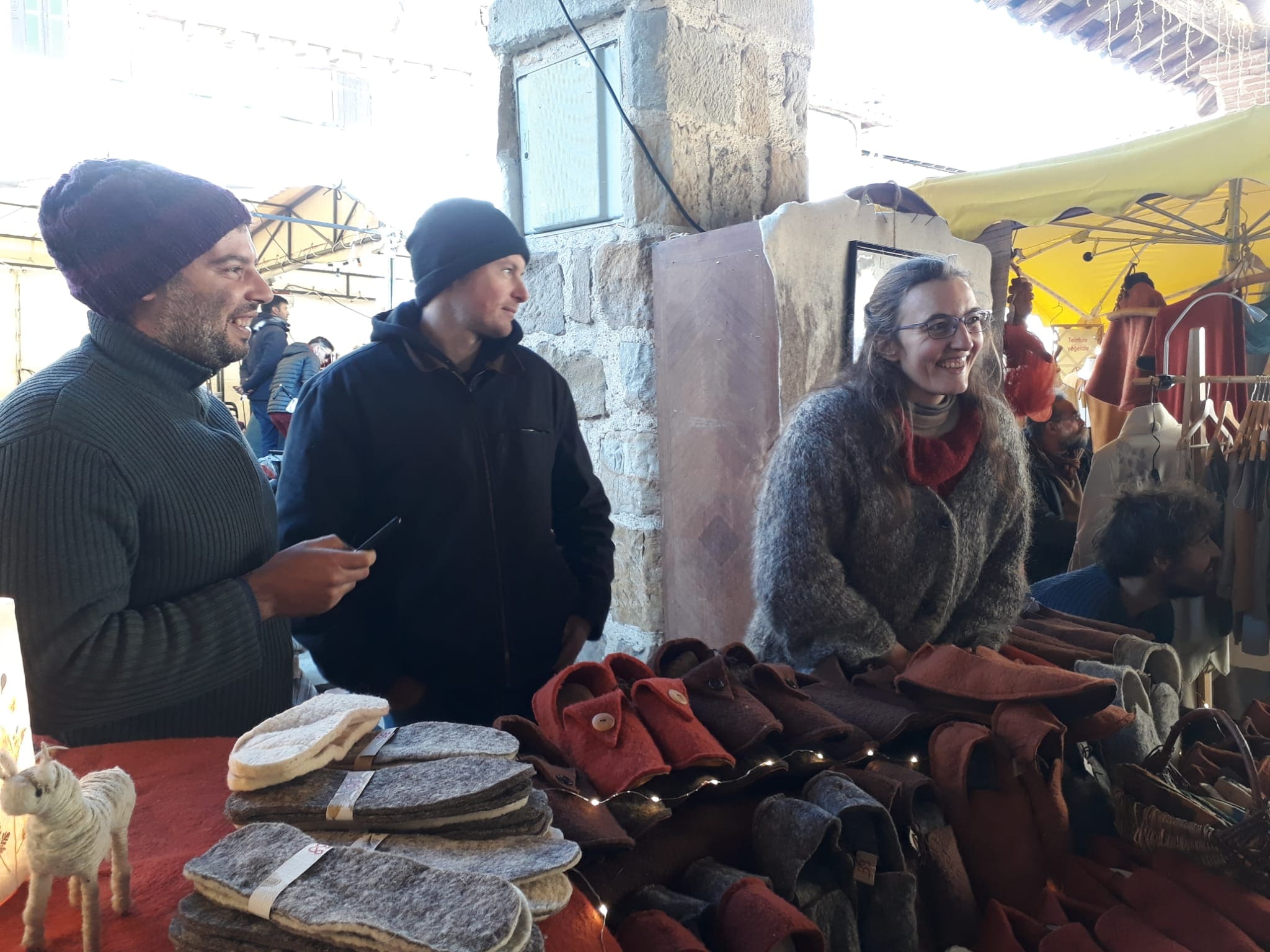 stand au marché