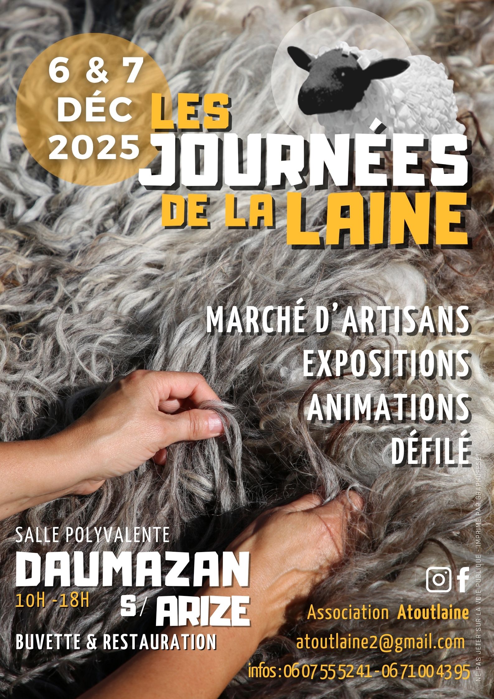 affiche journée de la laine