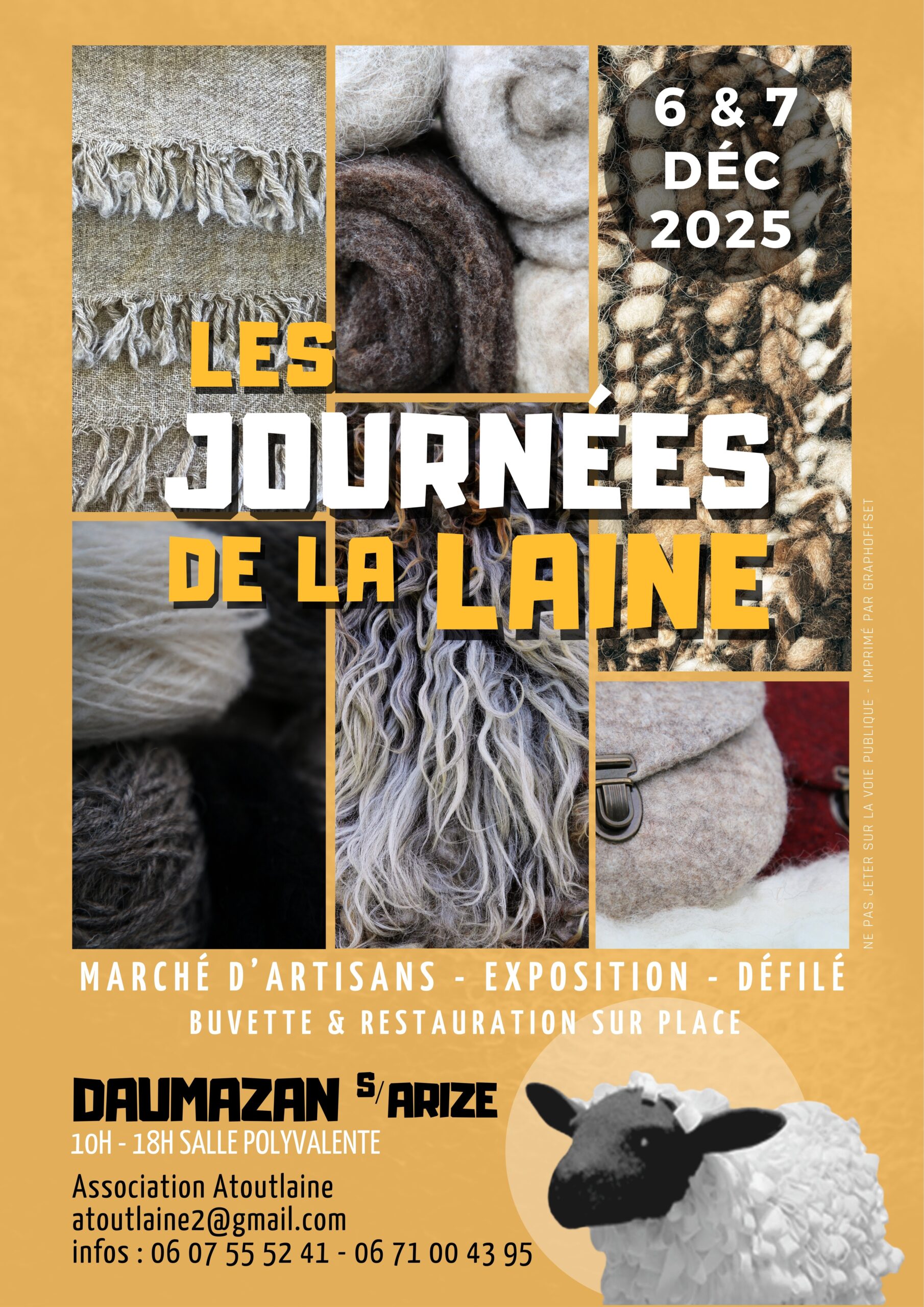 flyer journées de la laine