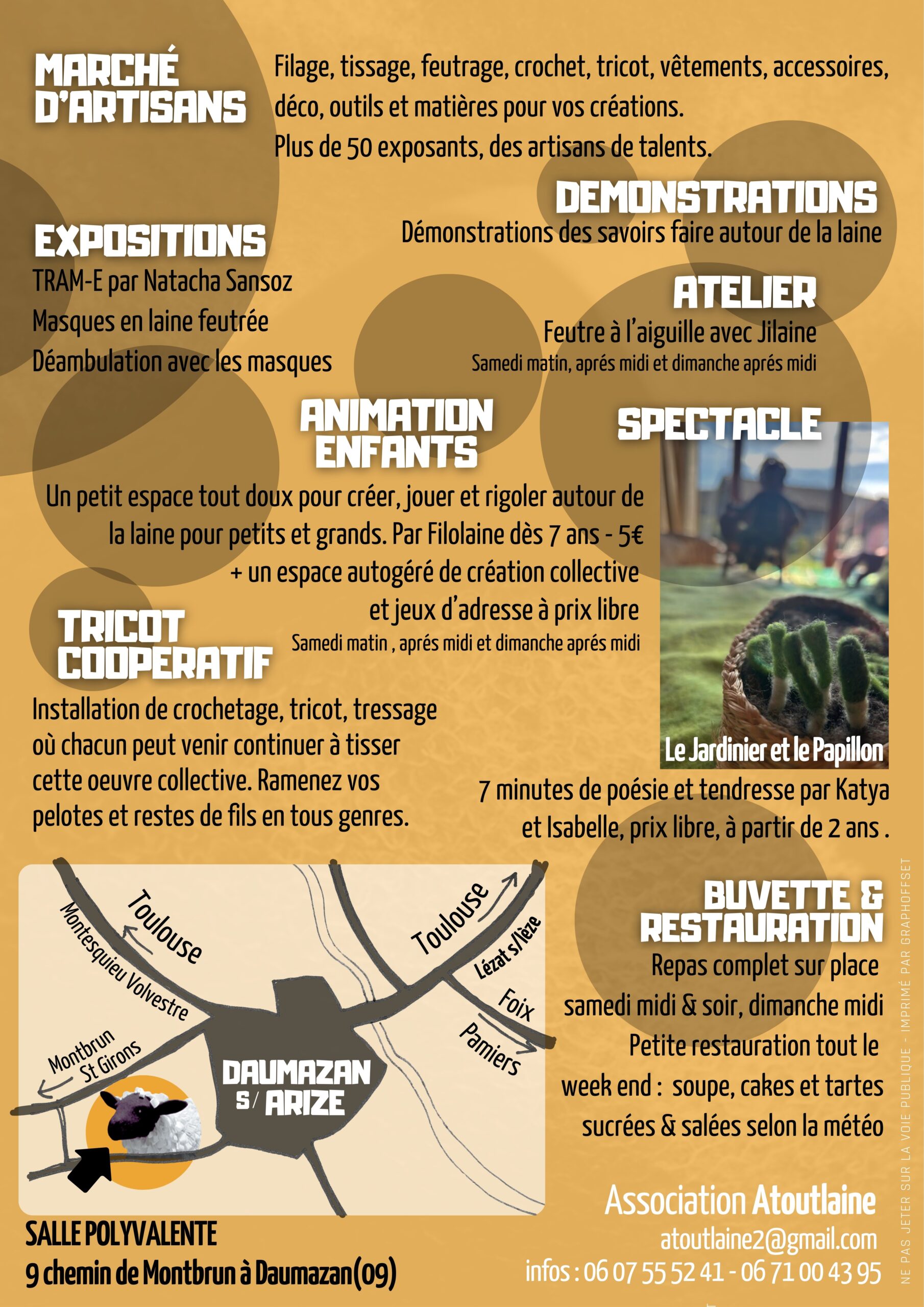 programme journées de la laine